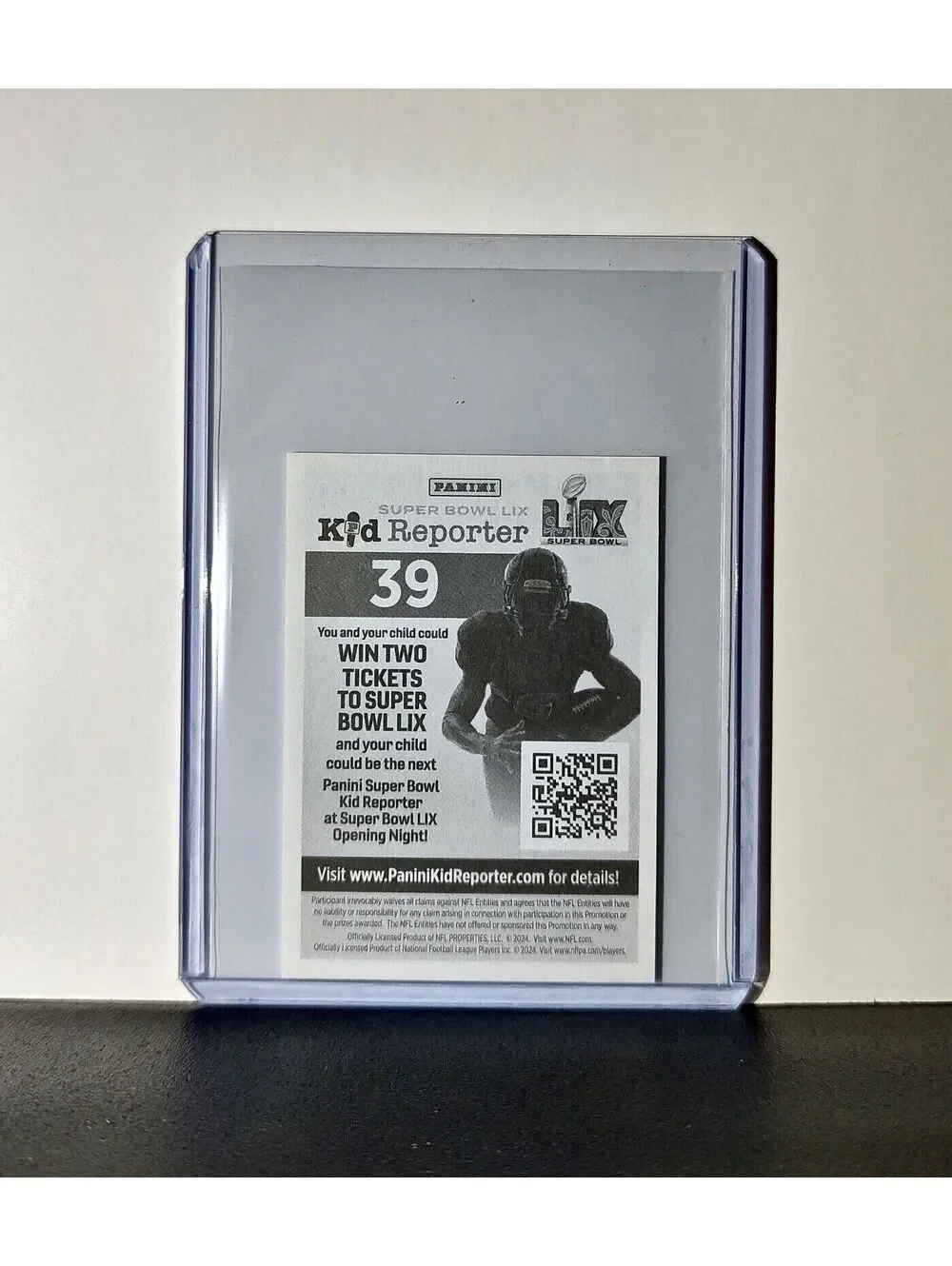Patrick Mahomes 2024 Panini NFL Sticker #39 Super Bowl Kansas City Chiefs